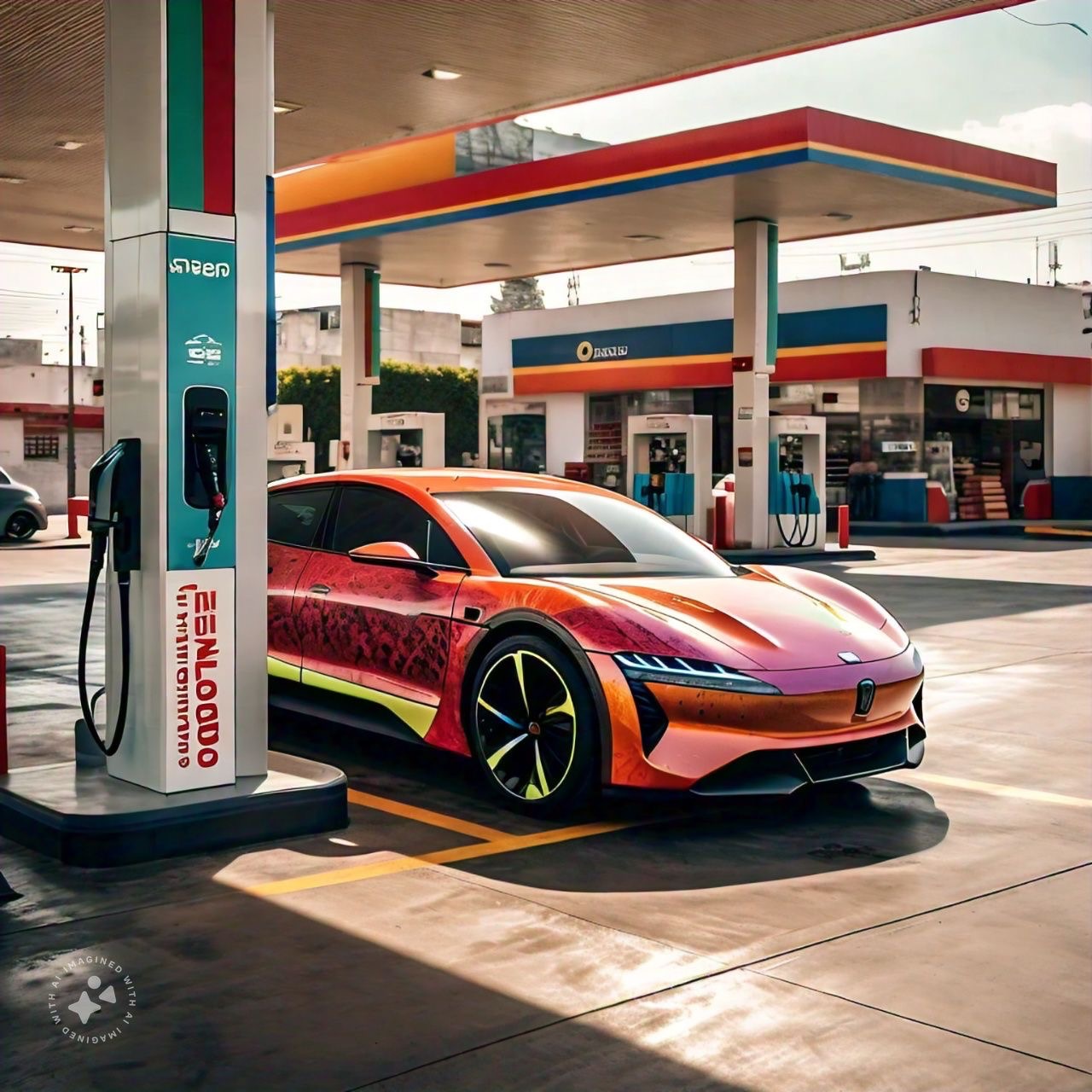 cargando en gasolinera mexico